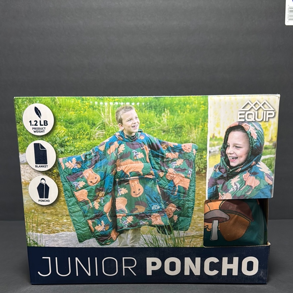 Equip Junior Poncho with Animal Print